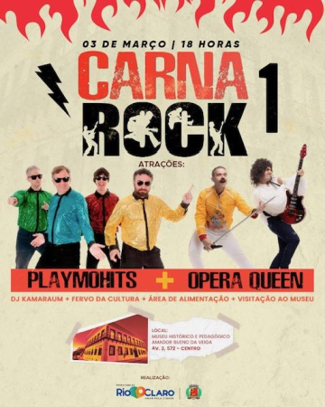 Agenda Cultural: Carna Rock 1 - no Museu Histórico e Pedagógico