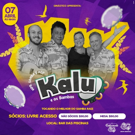 Kalu e os Bambas - O melhor do samba raíz no GG - Rio Claro