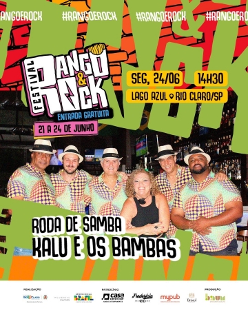 AGENDA CULTURAL - ANIVERSÁRIO DA CIDADE - RODA DE SAMBA - KALU E OS BAMBAS