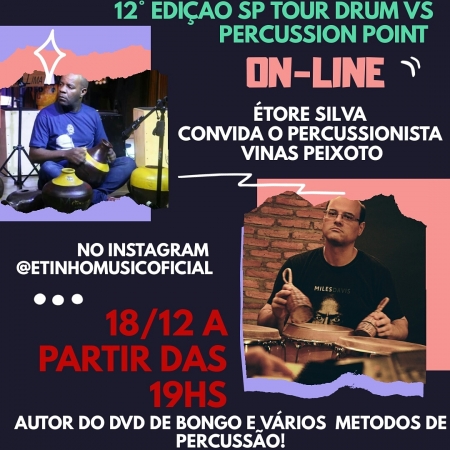 12ª EDIÇÃO SP TOUR DRUM VS PERCUSSION POINT
