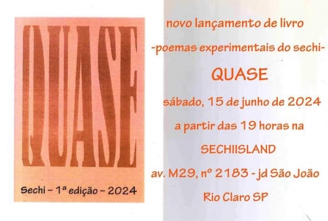 QUASE - POEMAS EXPERIMENTAIS DO SECHI