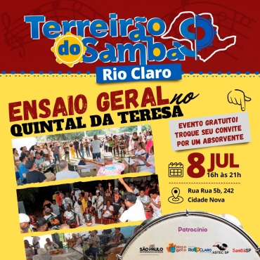 Ensaio Geral do Terreirão do Samba no Quintal da Teresa