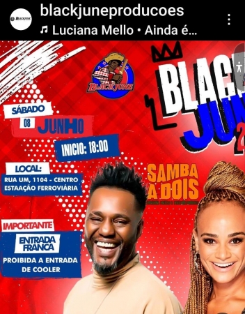 BLACK JUNE - 2024 - Rio Claro - Programação do dia 8